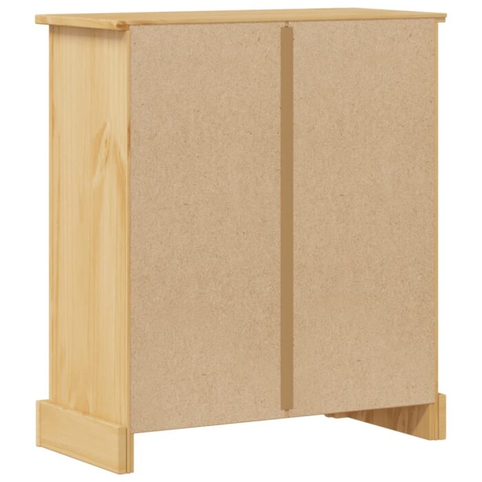 Armoire de salle de bain Corona 70x33x80 cm bois de pin massif – Image 5