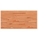 Étagère de vasque murale acier et bois massif de hêtre – Image 6