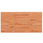 Étagère de vasque murale acier et bois massif de hêtre – Image 6