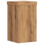 Supports pour plantes 2 pcs chêne artisanal bois d'ingénierie – Image 2