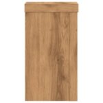 Supports pour plantes 2 pcs chêne artisanal bois d'ingénierie – Image 3