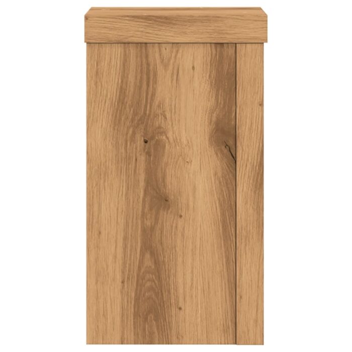 Supports pour plantes 2 pcs chêne artisanal bois d'ingénierie – Image 4