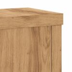 Supports pour plantes 2 pcs chêne artisanal bois d'ingénierie – Image 6