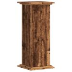 Support pour plantes vieux bois 33x33x80 cm bois d'ingénierie – Image 4