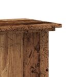 Support pour plantes vieux bois 33x33x80 cm bois d'ingénierie – Image 5
