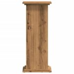 Support pour plantes 33x33x80 cm bois d'ingénierie – Image 2