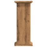 Support pour plantes 33x33x80 cm bois d'ingénierie – Image 3