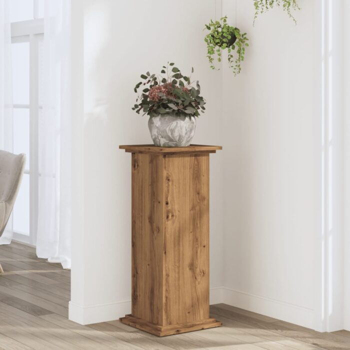VXL8721102952340_m_en_hd_1.jpg Support pour plantes 33x33x80 cm bois d'ingénierie – Image 1