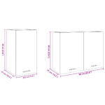 Ensemble d'armoires cuisine 8pcs chêne sonoma bois d'ingénierie – Image 11