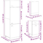 Ensemble d'armoires cuisine 8pcs chêne sonoma bois d'ingénierie – Image 12