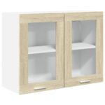 Ensemble d'armoires de cuisine 4 pcs chêne sonoma – Image 2