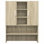 Armoires pour machine à laver 2pcs chêne sonoma bois ingénierie – Image 3