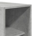Garde-robe gris béton 30x50x200 cm bois d'ingénierie – Image 5