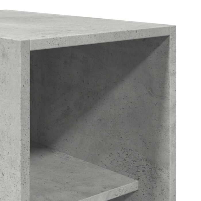 Garde-robe gris béton 30x50x200 cm bois d'ingénierie – Image 5