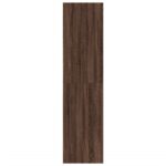 Garde-robe chêne marron 80x50x200 cm bois d'ingénierie – Image 3