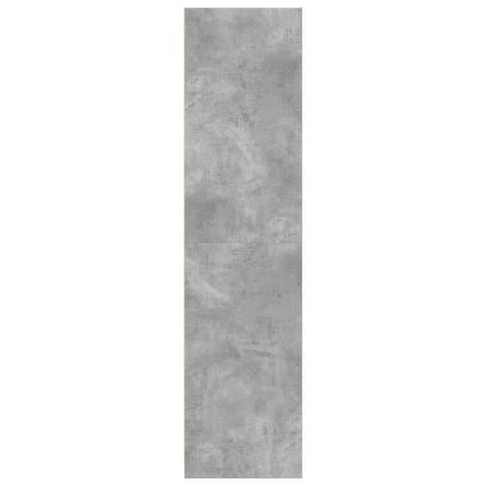 Garde-robe gris béton 30x50x200 cm bois d'ingénierie – Image 3