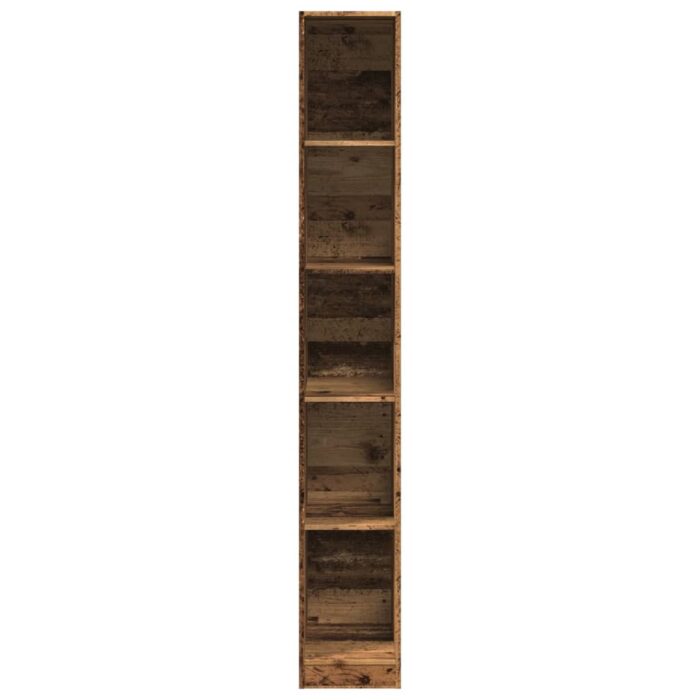 Garde-robe vieux bois 30x50x200 cm bois d'ingénierie – Image 2