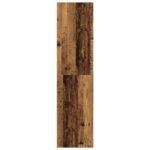 Garde-robe vieux bois 30x50x200 cm bois d'ingénierie – Image 3
