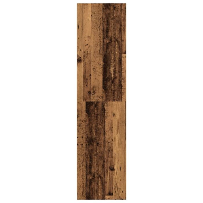 Garde-robe vieux bois 30x50x200 cm bois d'ingénierie – Image 3