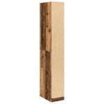 Garde-robe vieux bois 30x50x200 cm bois d'ingénierie – Image 4