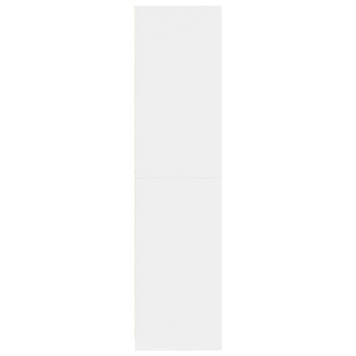 Garde-robe Blanc 50x50x200 cm Bois d'ingénierie – Image 3