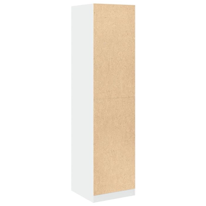Garde-robe Blanc 50x50x200 cm Bois d'ingénierie – Image 4