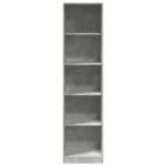Garde-robe Gris béton 50 x 50 x 200 cm Aggloméré – Image 2