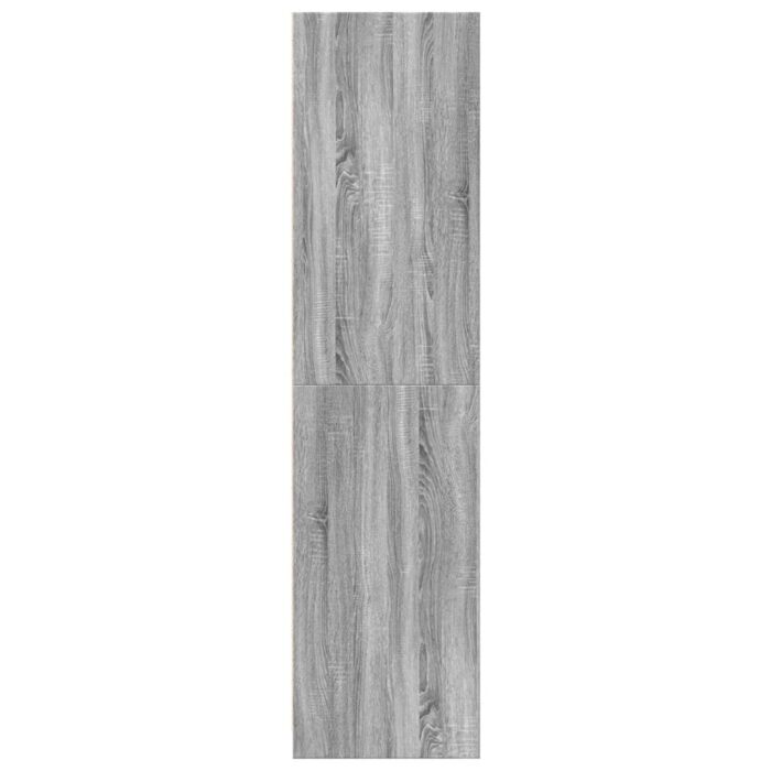 Garde-robe gris sonoma 50x50x200 cm bois d'ingénierie – Image 3
