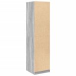 Garde-robe gris sonoma 50x50x200 cm bois d'ingénierie – Image 4