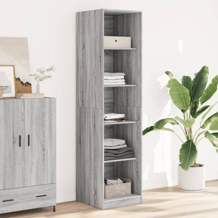 VXL8721158340610_m_en_hd_1.jpg Garde-robe gris sonoma 50x50x200 cm bois d'ingénierie – Image 1