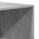 Garde-robe gris béton 80x50x200 cm bois d'ingénierie – Image 5