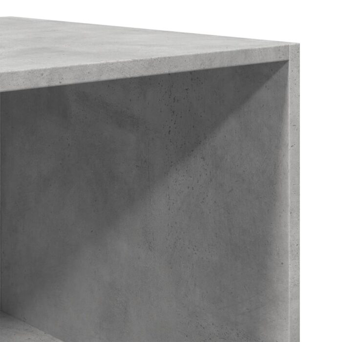 Garde-robe Gris béton 100x50x200 cm Aggloméré – Image 5