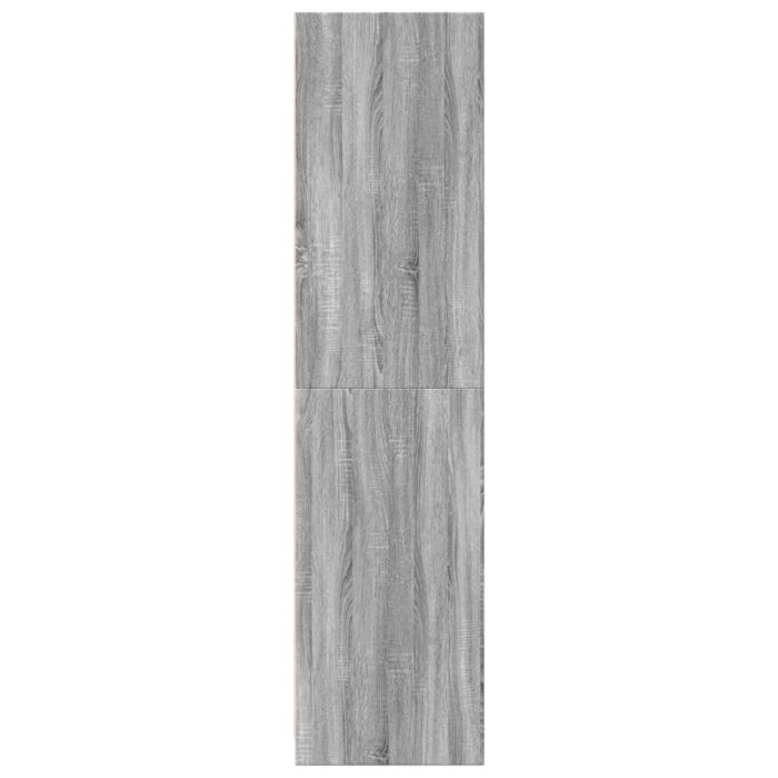 Garde-robe sonoma gris 100x50x200 cm bois d'ingénierie – Image 3
