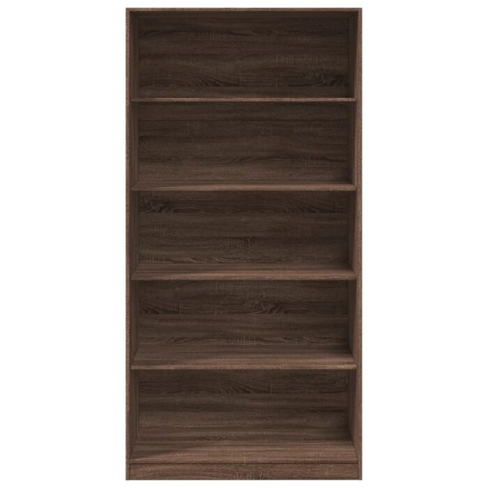 Garde-robe chêne marron 100x50x200 cm bois d'ingénierie – Image 2