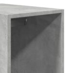 Garde-robe gris béton 30x50x200 cm bois d'ingénierie – Image 6
