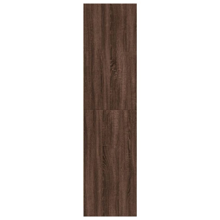 Garde-robe chêne marron 30x50x200 cm bois d'ingénierie – Image 4