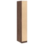 Garde-robe chêne marron 30x50x200 cm bois d'ingénierie – Image 5