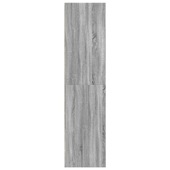 Garde-robe sonoma gris 80x50x200 cm bois d'ingénierie – Image 4