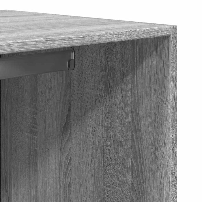 Garde-robe sonoma gris 80x50x200 cm bois d'ingénierie – Image 6