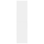 Garde-robe blanc 80x50x200 cm bois d'ingénierie – Image 3