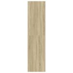 Garde-robe chêne sonoma 80x50x200 cm bois d'ingénierie – Image 3