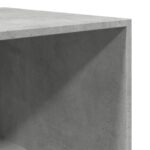 Garde-robe gris béton 80x50x200 cm bois d'ingénierie – Image 6
