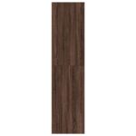 Garde-robe chêne marron 80x50x200 cm bois d'ingénierie – Image 3