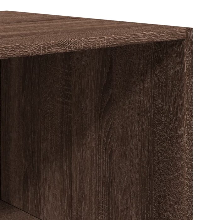 Garde-robe chêne marron 80x50x200 cm bois d'ingénierie – Image 6