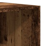 Garde-robe vieux bois 80x50x200 cm bois d'ingénierie – Image 6