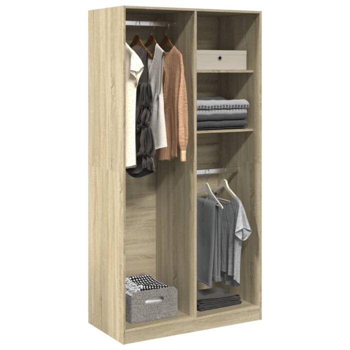 VXL8721158341129_m_en_hd_1.jpg Garde-robe Chêne sonoma 100x50x200 cm Aggloméré – Image 1
