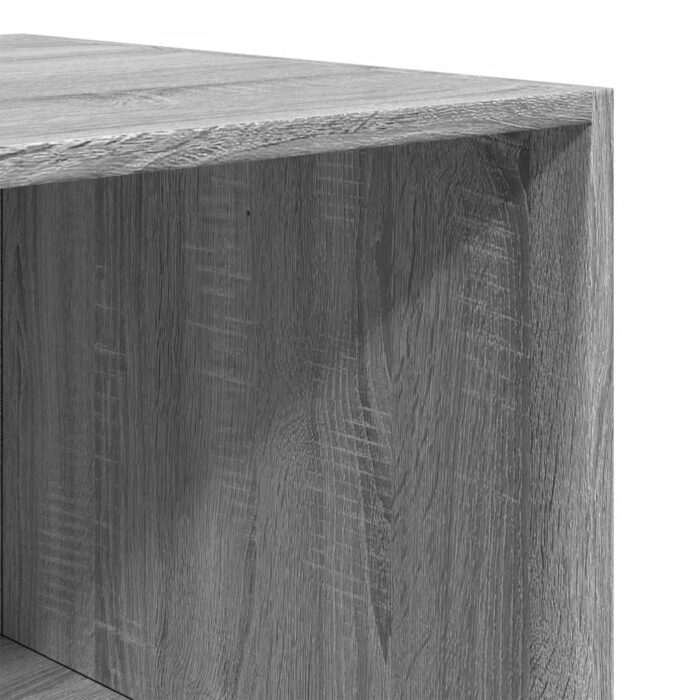 Garde-robe sonoma gris 100x50x200 cm bois d'ingénierie – Image 6