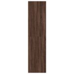 Garde-robe chêne marron 100x50x200 cm bois d'ingénierie – Image 3
