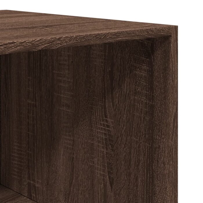 Garde-robe chêne marron 100x50x200 cm bois d'ingénierie – Image 6