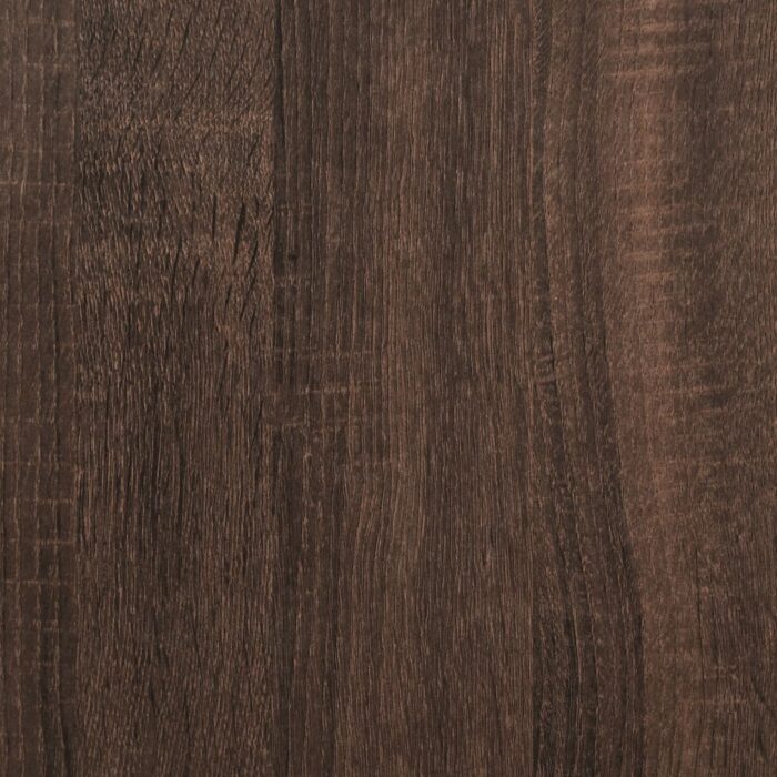 Garde-robe chêne marron 100x50x200 cm bois d'ingénierie – Image 7